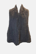 Moncler Fur Trim Quilted Vest image 0