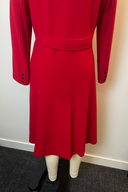 Sophia Of Melbourne Red Winter Wool Coat with Black Collar image 2